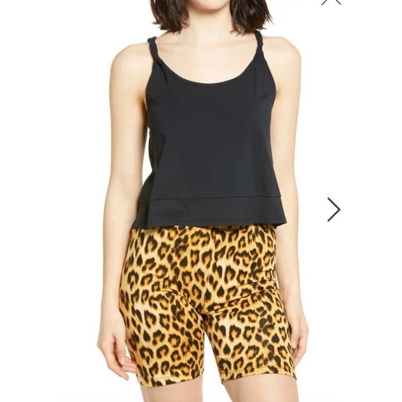4/$25 NWT BP. Twist Strap Tank In Black - Picture 1 of 2